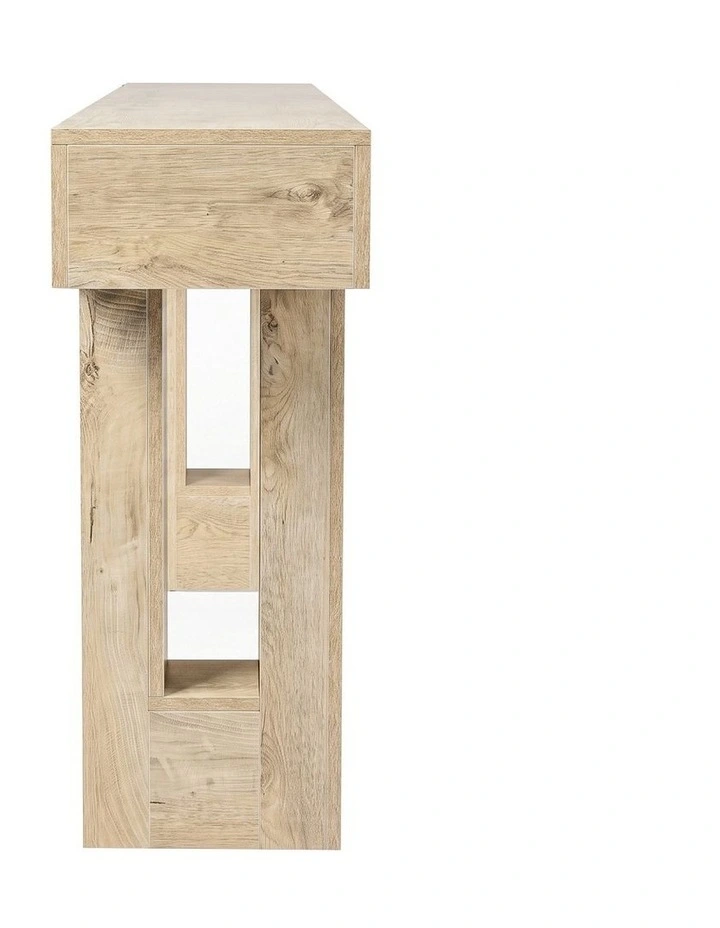Levede Console Table 160cm Sofa Table Narrow Entryway Hallway Living Room Wood image 4