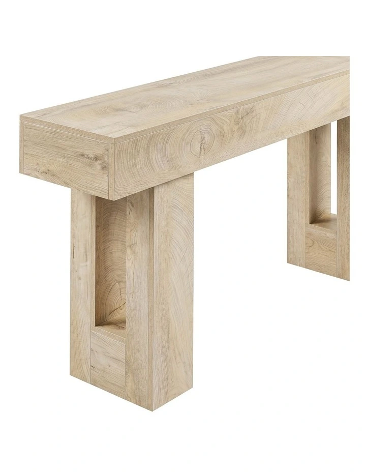 Levede Console Table 160cm Sofa Table Narrow Entryway Hallway Living Room Wood image 5