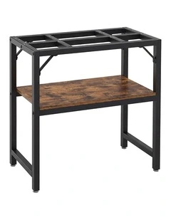Levede Fish Tank Stand Aquarium Rack 20 Gallon 272kg Metal Living Room Black
