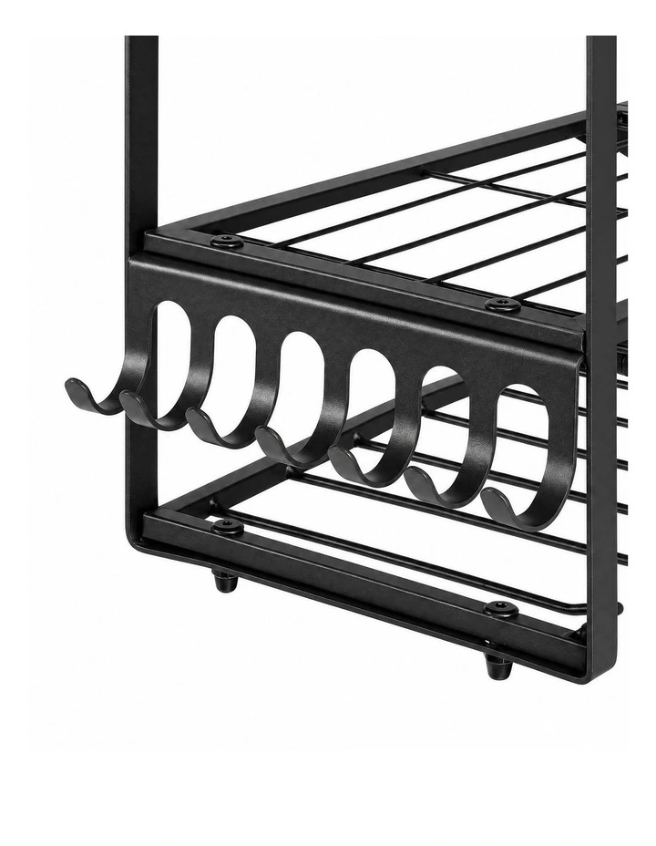 Levede Garage storage Organiser 3 Tier Wall Mounted Power Tool Rack Metal Black image 4