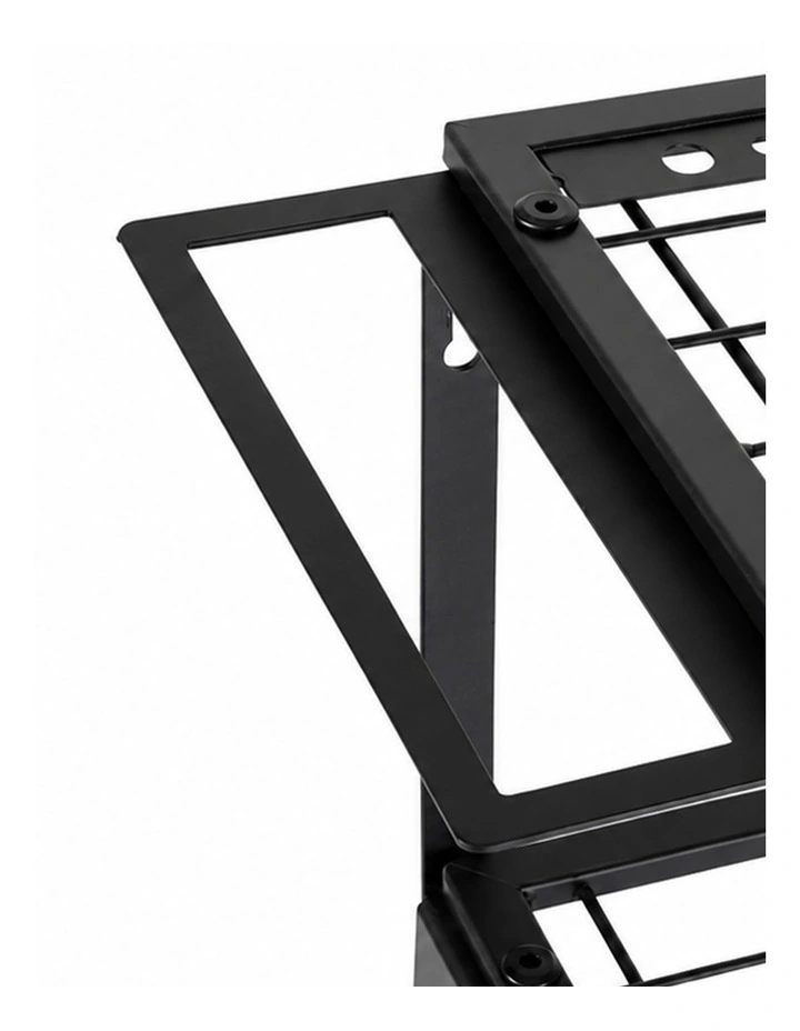Levede Garage storage Organiser 3 Tier Wall Mounted Power Tool Rack Metal Black image 5