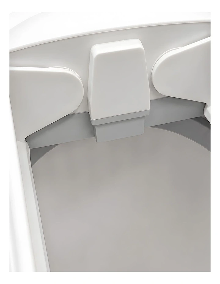 Toque Sensor Rubbish Bin Automatic Touchless 7L Butterfly Lid Bathroom White image 4