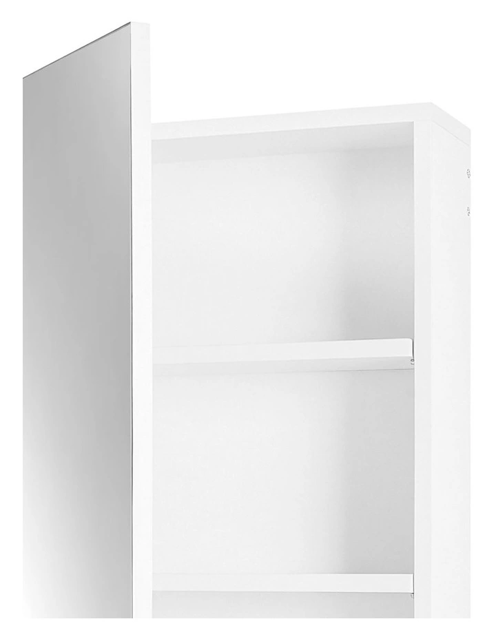 Levede Bathroom Mirror Cabinet Wall Mounted 45cm Adjustable Shelves White image 3