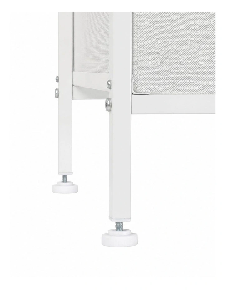 Levede Chest Of Drawers Mirror Dressing Table Vertical Storage Bedroom White image 3