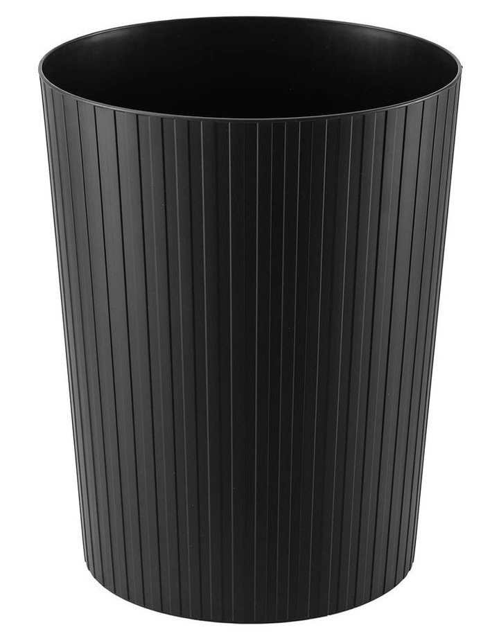 Cefito 8L Open Top Rubbish Bins Waste Bin Trash Can Storage Dustbin Black image 1