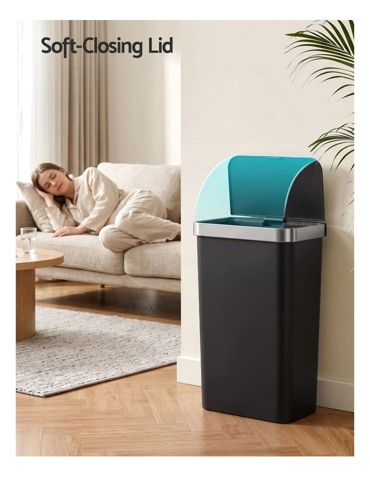 Devanti 50L Motion Sensor Trash Bin Automatic Kitchen Waste Dustbin Black image 6