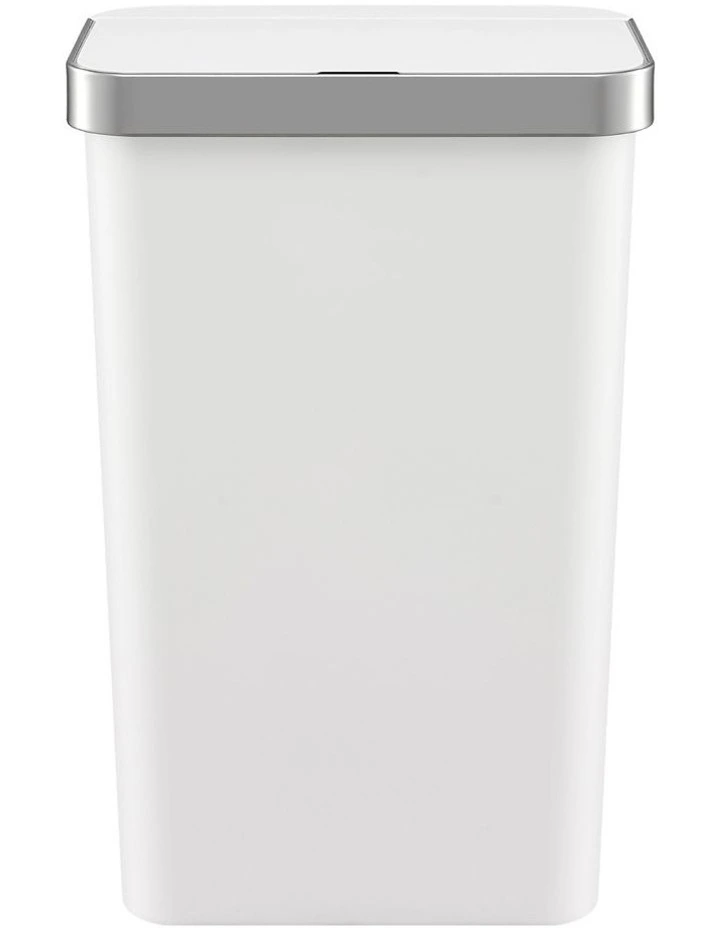 Devanti 50L Motion Sensor Trash Bin Automatic Kitchen Waste Dustbin White image 3