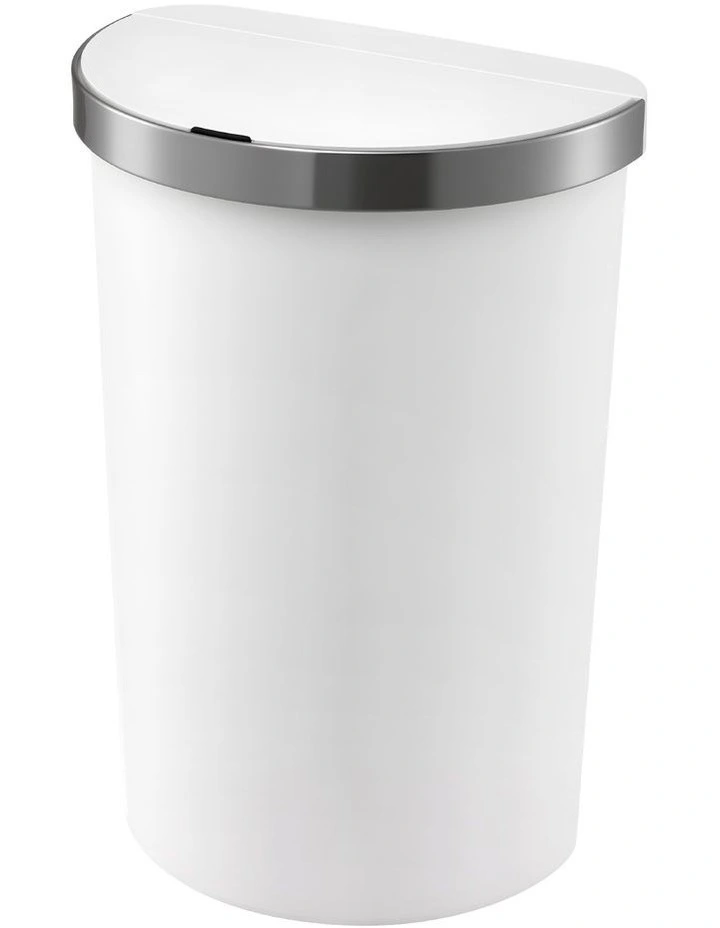 Devanti 50L Motion Sensor Bins Trash Can Kitchen Smart Rubbish Bin D-shape design White image 1