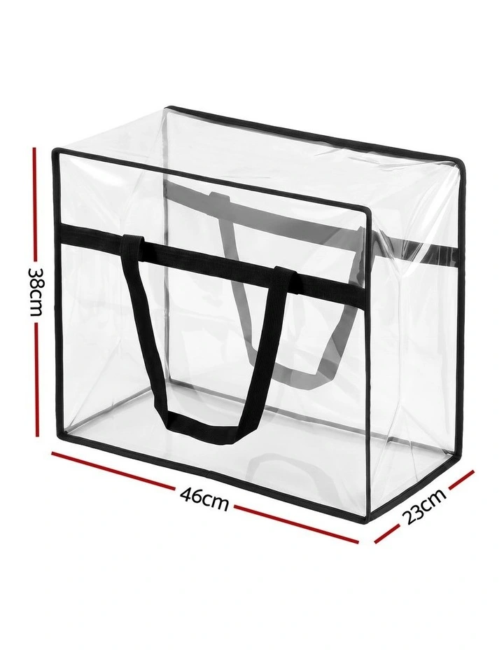 Artiss Blanket Storage Bags 8Pcs 40L PVC Box Clothes Doona Moving Organiser image 2