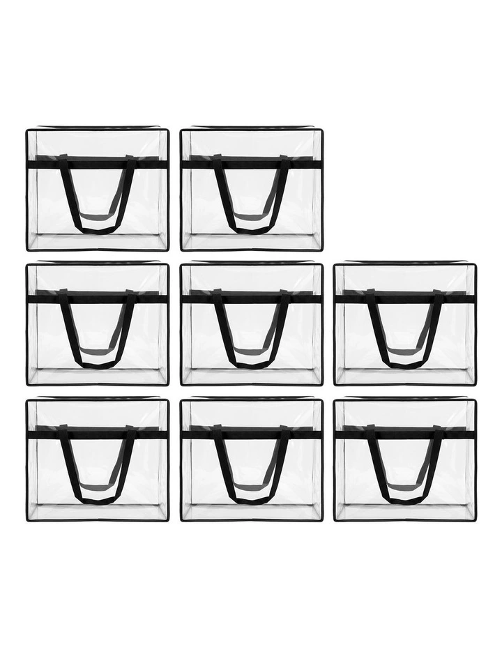 Artiss Blanket Storage Bags 8Pcs 40L PVC Box Clothes Doona Moving Organiser image 3
