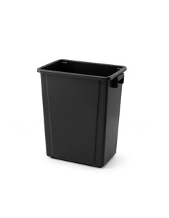 Cefito 35L Rubbish Bin Waste Dustbin Open Top Trash Can Kitchen Office Dark Grey