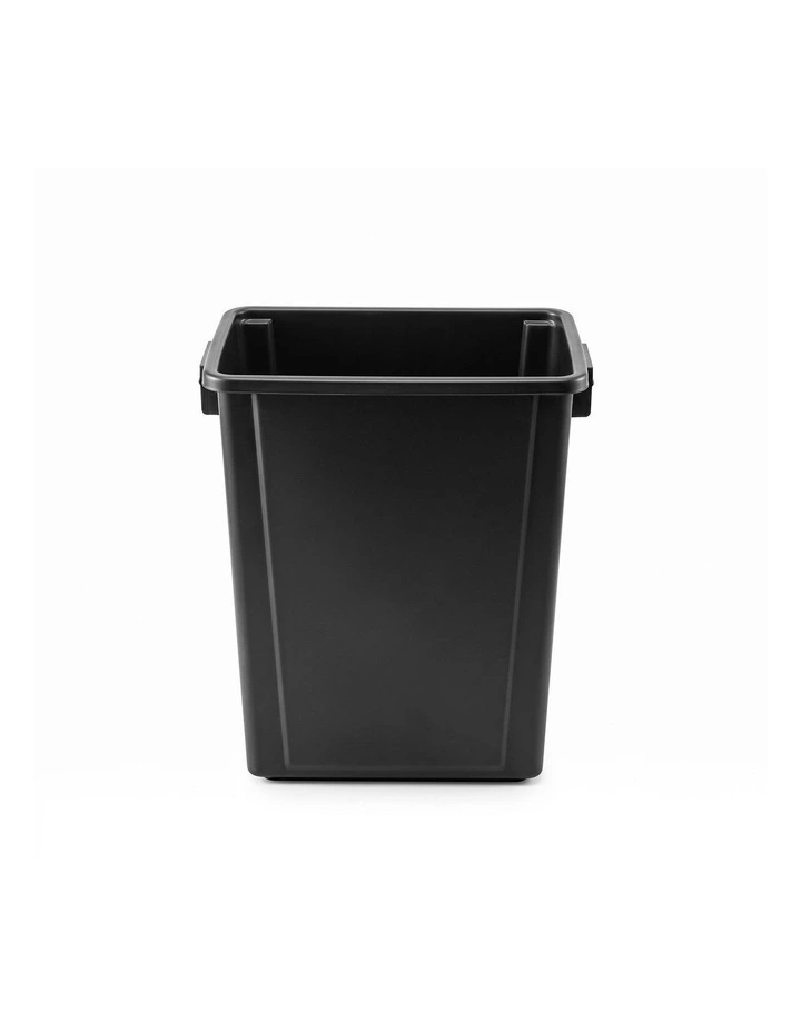 Cefito 35L Rubbish Bin Waste Dustbin Open Top Trash Can Kitchen Office Dark Grey image 3