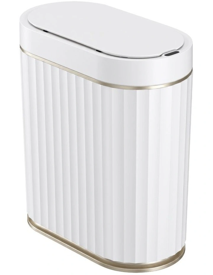 Devanti Sensor Bins 7L Motion Sensor Trash Can Slim Touchless Automatic Waste Bin White image 1