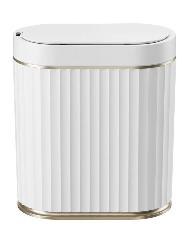 Devanti Sensor Bins 7L Motion Sensor Trash Can Slim Touchless Automatic Waste Bin White image 3