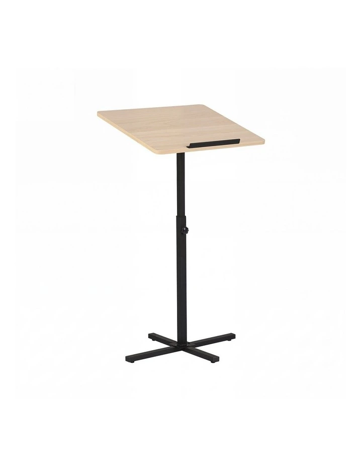 Artiss Floor Podium Stand 78-127CM Height Adjustable Portable Laptop Desk image 1