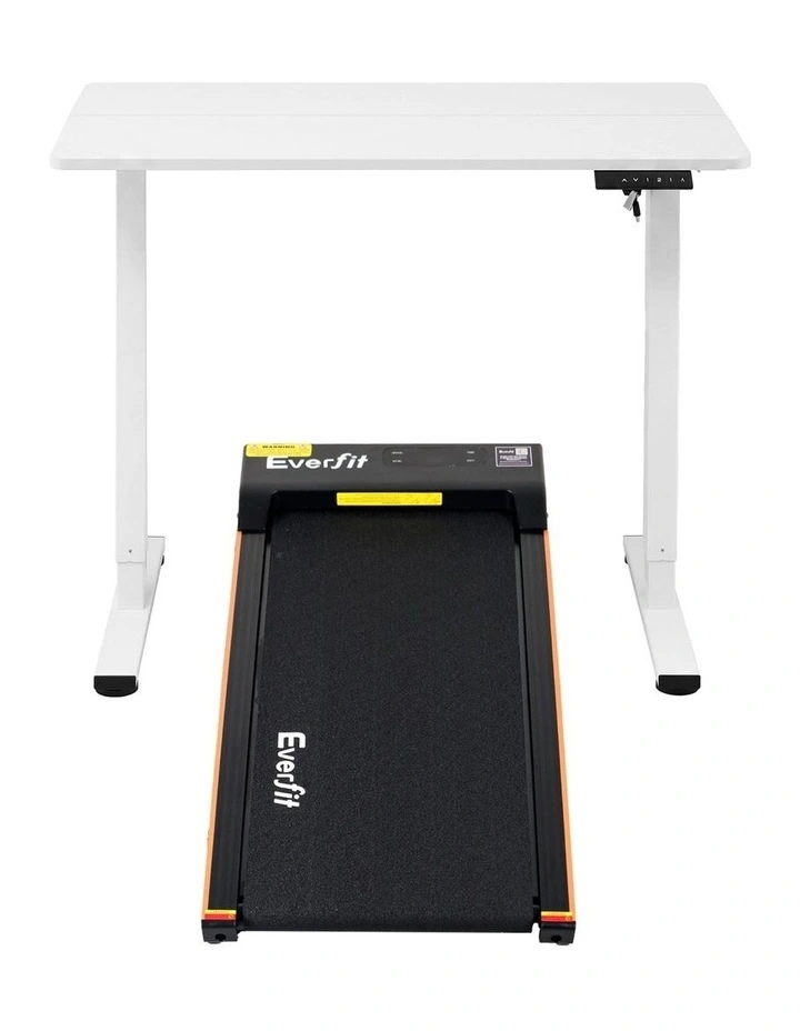 Artiss 100cm Standing Desk Treadmill Motorised Home Office White image 3