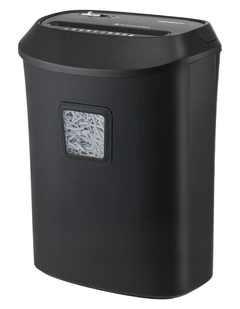 DEVANTI 25L Paper Shredder 14 Sheet P4 Cross Cut for Home Office