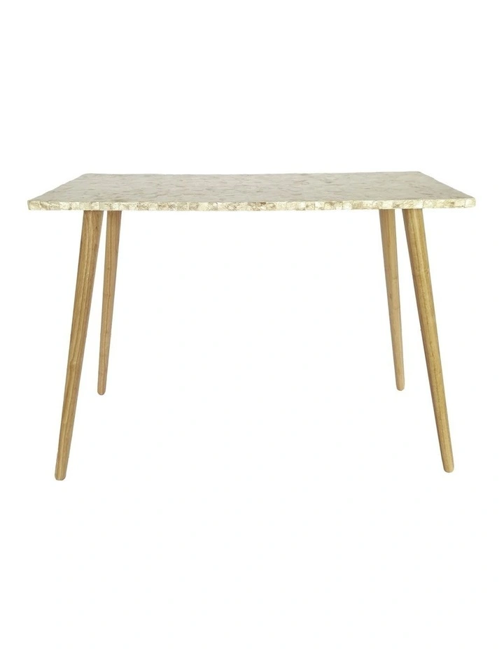 Elodie Pearl Console Table 93x40x73cm Natural image 1