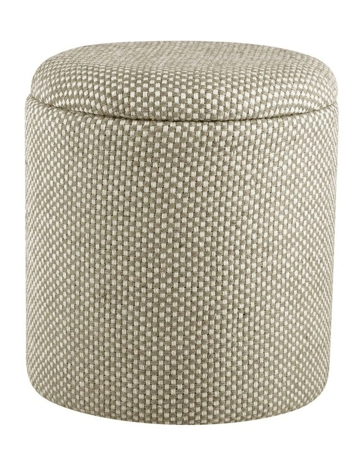 Cari Storage Ottoman 40x40x45cm Natural image 2