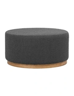 Senora Ottoman 80x80x41cm Charcoal