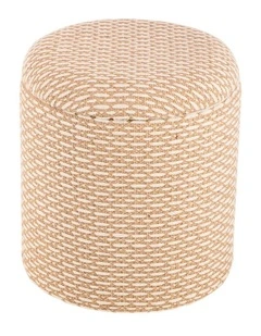 Renee Storage Ottoman 40x40x45cm Natural