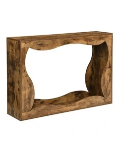 Farmhouse Console Table with Storage, Hallway Table, Farmhouse Console Table with Storage, Brown