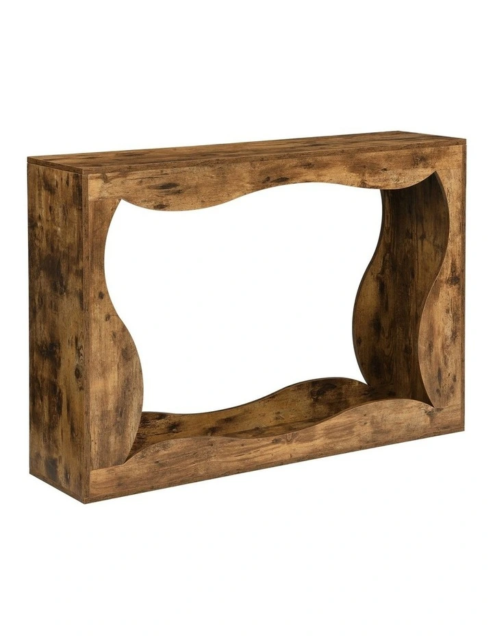 Farmhouse Console Table with Storage, Hallway Table, Farmhouse Console Table with Storage, Brown image 1