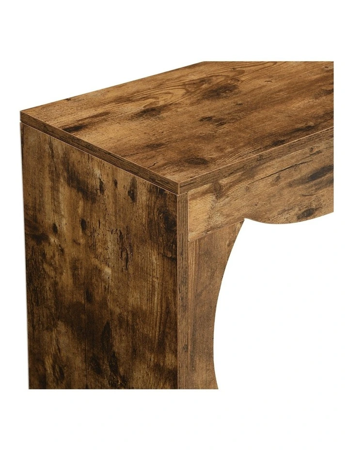 Farmhouse Console Table with Storage, Hallway Table, Farmhouse Console Table with Storage, Brown image 6