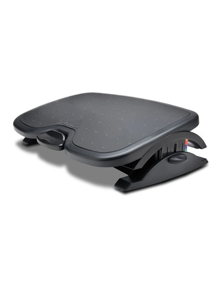 Kensington Black SmartFit Solemate Plus Foot Rest Adjustable Height Tilt image 2