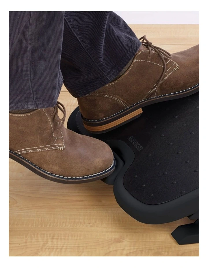 Kensington Black SmartFit Solemate Plus Foot Rest Adjustable Height Tilt image 3
