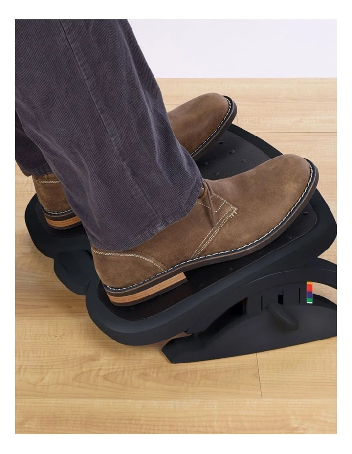 Kensington Black SmartFit Solemate Plus Foot Rest Adjustable Height Tilt image 4
