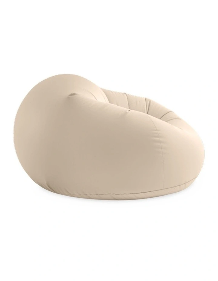 Intex Beanless Bag Inflatable Lounge Chair Beige PVC With Repair Patch image 3