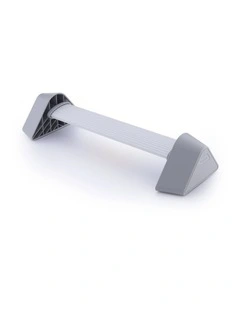 KENSINGTON Slimline Rocking Foot Rest 360 Degree Movement Grey 136Kg Capacity