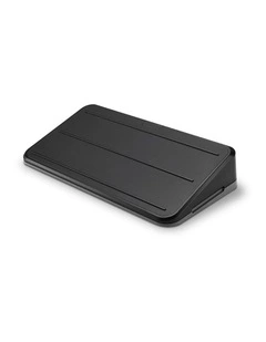 Kensington 42cm Space Saving Adjustable Foot Rest Black