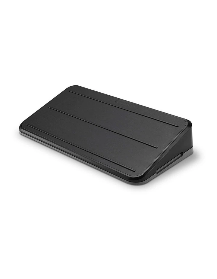 Kensington 42cm Space Saving Adjustable Foot Rest Black image 1