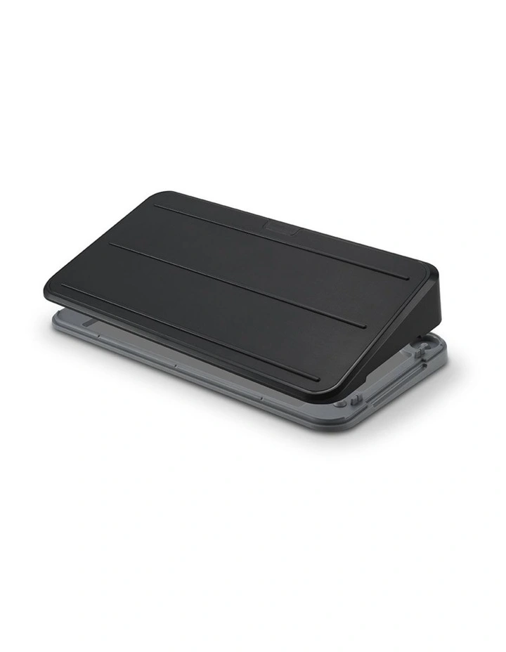 Kensington 42cm Space Saving Adjustable Foot Rest Black image 5
