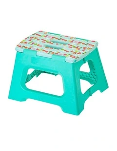 Vigar Compact Sea Kids Foldable Stool Footstool 23cm Non Slip