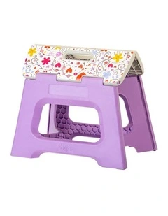 Vigar Compact Love Kids Foldable Stool Footstool 23cm Non Slip