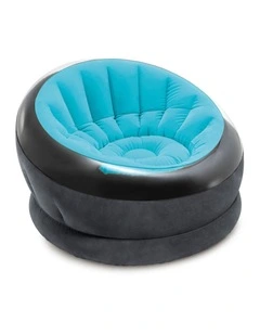Intex Inflatable Air Furniture Empire Chair Assorted Colours Flocked Top