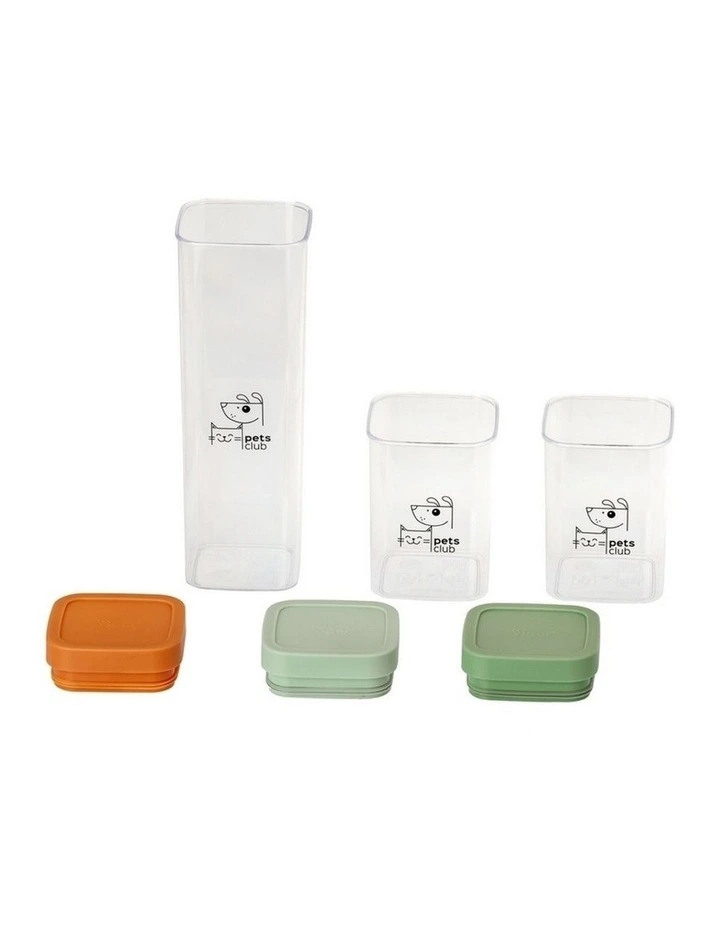 3pc Vigar Pets Club Cat and Dog Food Storage Container Set image 6