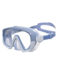Decathlon | Anti-fog diving mask - 100 Mono silicone strap Mid Blue