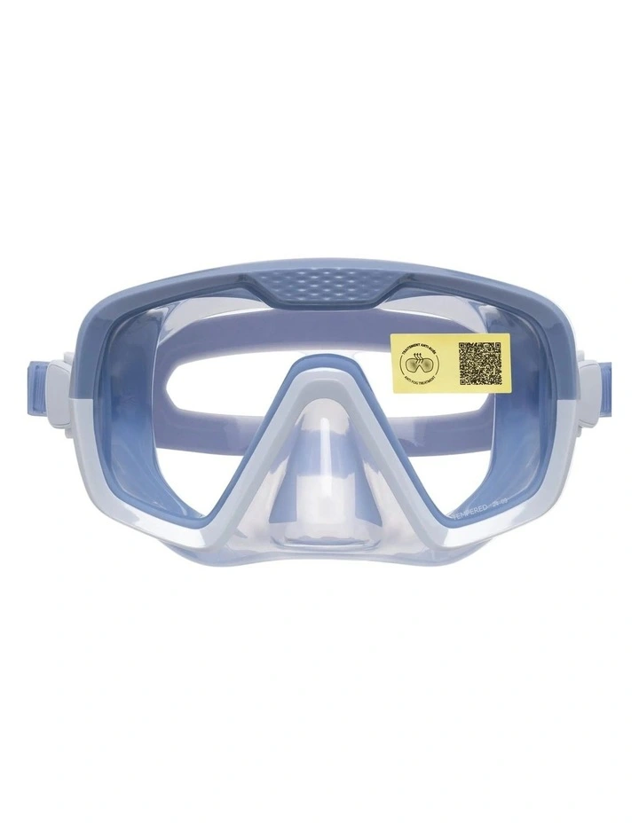 Decathlon | Anti-fog diving mask - 100 Mono silicone strap Mid Blue image 2