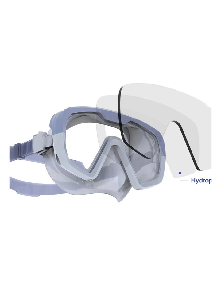 Decathlon | Anti-fog diving mask - 100 Mono silicone strap Mid Blue image 3