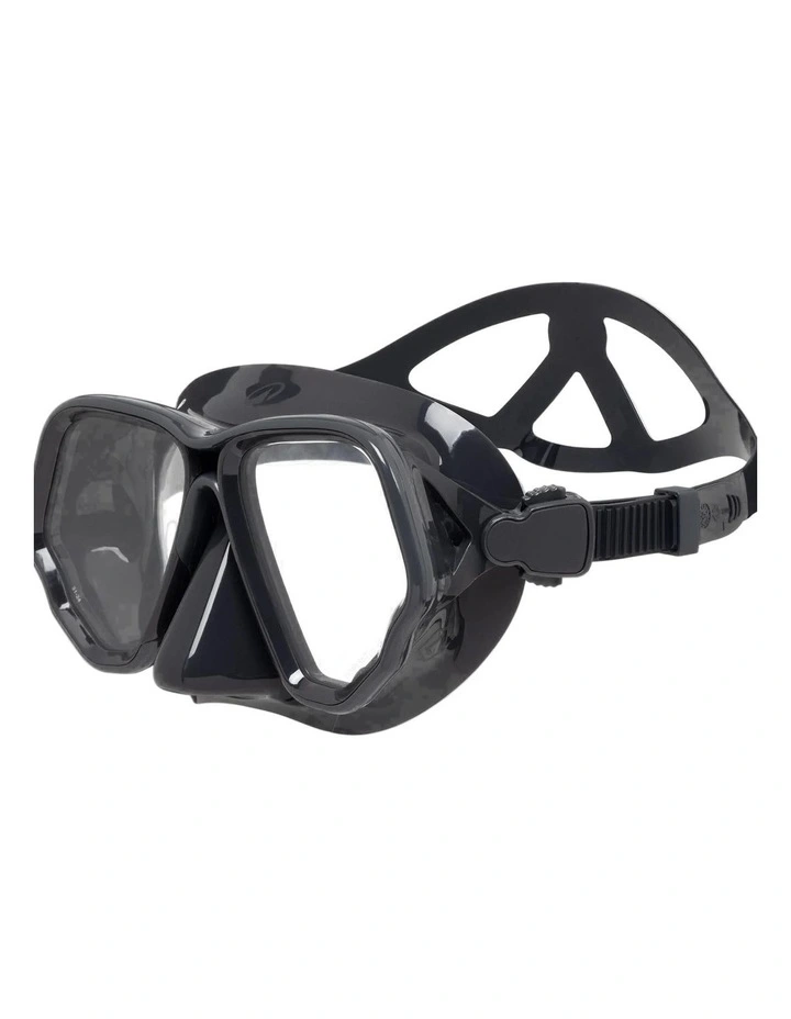 Decathlon | Anti-fog diving mask - MASK 500 DUAL ANTI-FOG Black Grey image 1