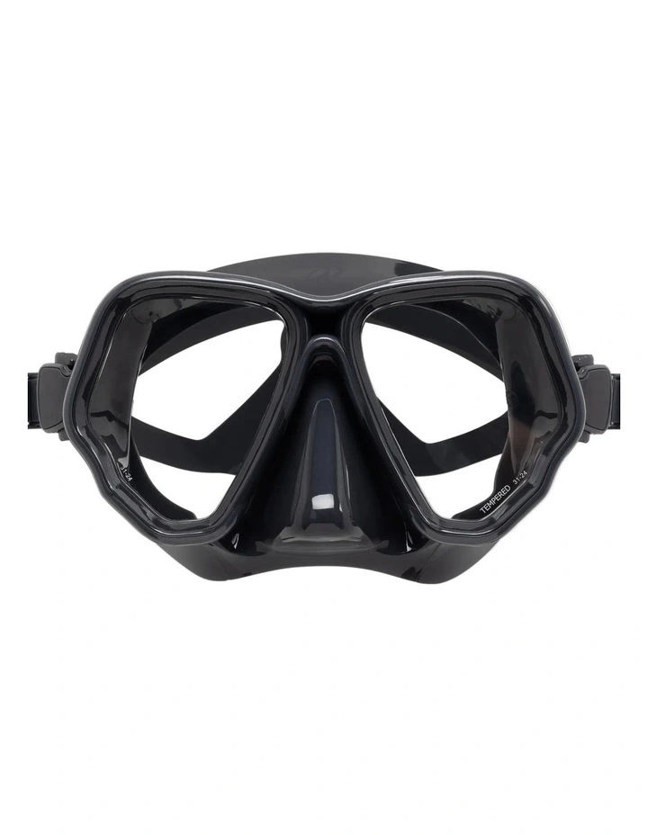 Decathlon | Anti-fog diving mask - MASK 500 DUAL ANTI-FOG Black Grey image 2