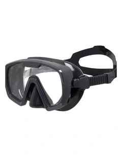 Anti-fog Diving Mask 100 Mono Silicone Strap in Black Grey