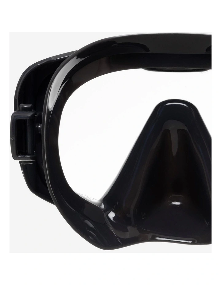 Anti-fog Diving Mask 100 Mono Silicone Strap in Black Grey image 5