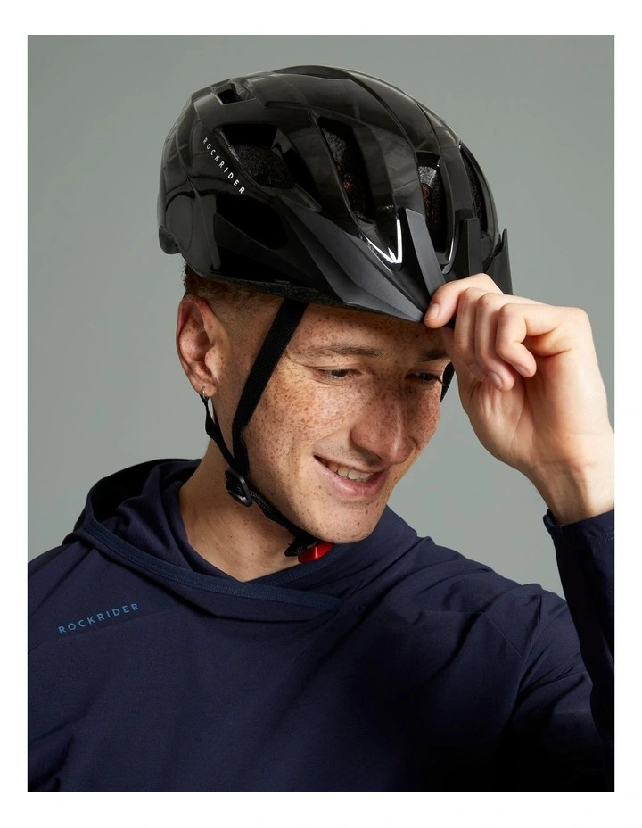 Decathlon | Mountain Bike Helmet EXPL 50 - Black image 2