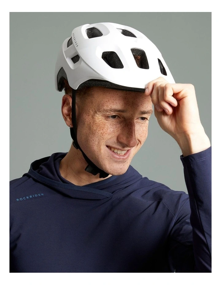 Decathlon | Mountain Bike Helmet EXPL 100 - White image 2