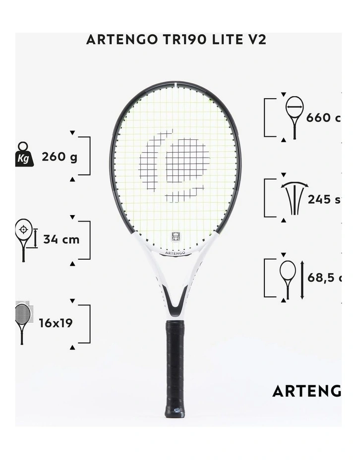 Adult Tennis Racket TR190 Lite V2 image 2